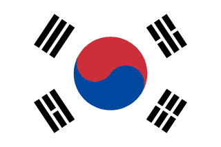 Bandeira: Coreia do Sul