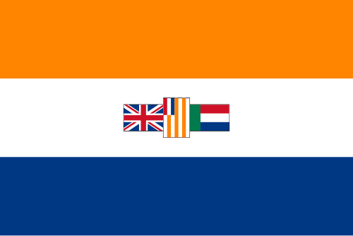 Bandeira: África do Sul do apartheid