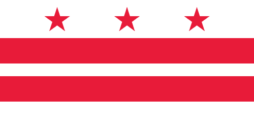 Bandeira: Washington, D.C. (Estados Unidos)