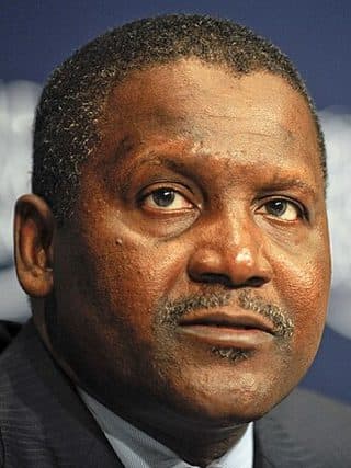 Retrato: Aliko Dangote