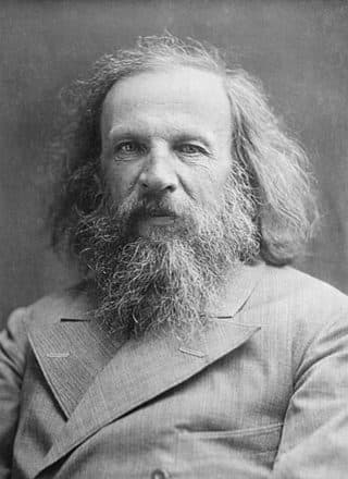 Retrato: Dmitri Mendeleiev