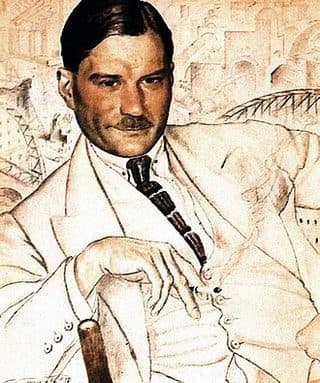 Retrato: Ievguêni Zamiátin
