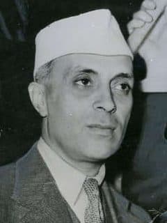 Retrato: Jawaharlal Nehru