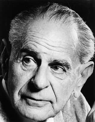 Retrato: Karl Popper