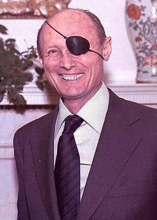Retrato: Moshe Dayan