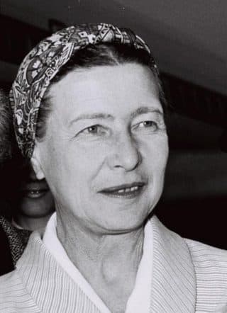 Retrato: Simone de Beauvoir