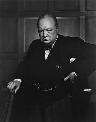 Retrato: Winston Churchill